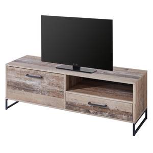 Tv-meubel Mooca I Gemixt gebruikt hout-look/antracietkleurig