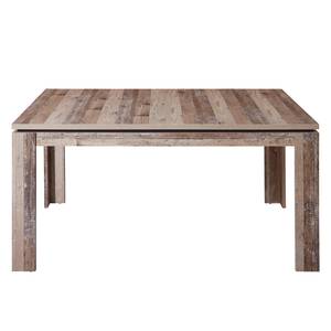 Eettafel Mooca Uittrekbaar - gemixt gebruikt hout-look/antracietkleurig