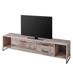 Tv-meubel Mooca II Gemixt gebruikt hout-look/antracietkleurig