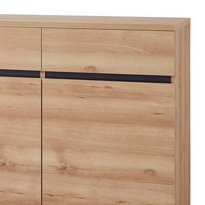 Dressoir Lissabon Beukenhouten look/antracietkleurig - Breedte: 144 cm