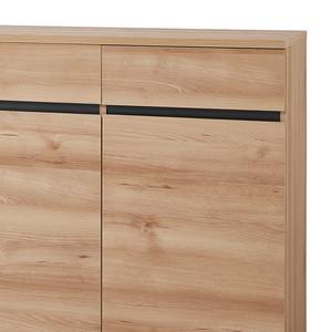 Dressoir Lissabon Beukenhouten look/antracietkleurig - Breedte: 192 cm