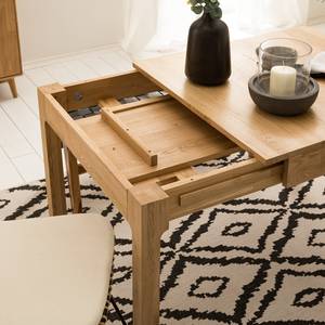 Table MoWOOD I Extensible - Chêne massif - Chêne - 80 x 85 cm