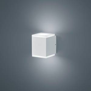 LED-wandlamp Kibo Plexiglas/aluminium - 2 lichtbronnen - Wit