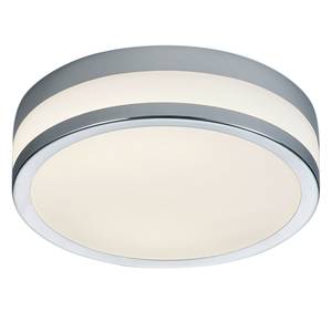 LED-badkamerlamp Zelo I Glas/chroom - 1 lichtbron - Diameter: 22 cm