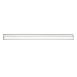 LED-badkamerlamp Sten Plexiglas/staal - 1 lichtbron - Breedte: 92 cm