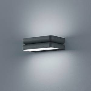 LED-wandlamp Snap Plexiglas/aluminium - 2 lichtbronnen - Zwart