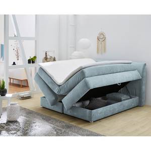 Boxspring Cervantes Blauw grijs - H2 zacht