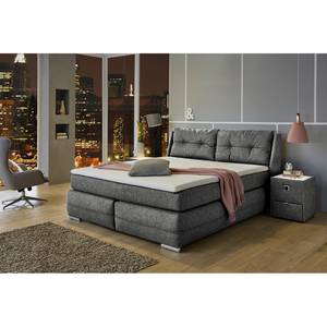 Lit boxspring Hegge Gris foncé