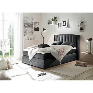 Lit boxspring Malvinas Anthracite - 120 x 200cm