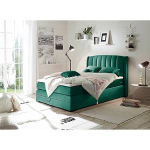 Lit boxspring Malvinas Vert vieilli - 120 x 200cm