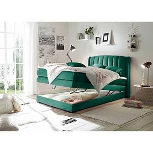 Lit boxspring Malvinas Vert vieilli - 120 x 200cm