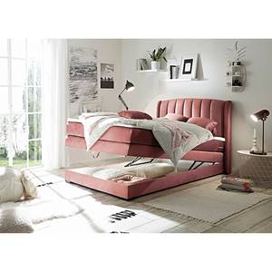 Lit boxspring Malvinas Rose vieilli - 120 x 200cm