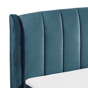 Lit boxspring Malvinas Bleu foncé - 120 x 200cm