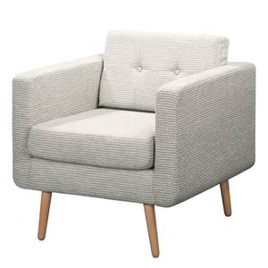 Fauteuil Croom Microfibre - Tissu Fida: Blanc - Sans repose-pieds