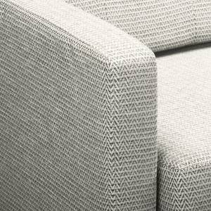 Fauteuil Croom Microfibre - Tissu Fida: Blanc - Sans repose-pieds