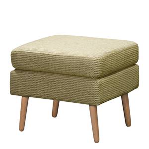 Repose-pieds Croom Microfibre - Tissu Fida: Beige vert