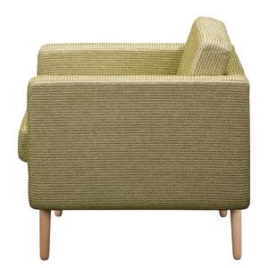 Fauteuil Croom Microfibre - Tissu Fida: Beige vert - Sans repose-pieds