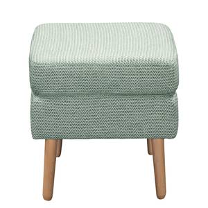 Repose-pieds Croom Microfibre - Tissu Fida: Vert menthe