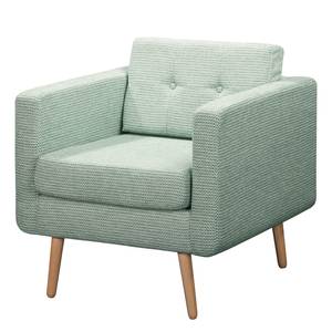 Fauteuil Croom Microfibre - Tissu Fida: Vert menthe - Sans repose-pieds