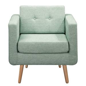 Fauteuil Croom Microfibre - Tissu Fida: Vert menthe - Sans repose-pieds