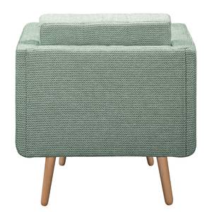 Fauteuil Croom Microfibre - Tissu Fida: Vert menthe - Sans repose-pieds