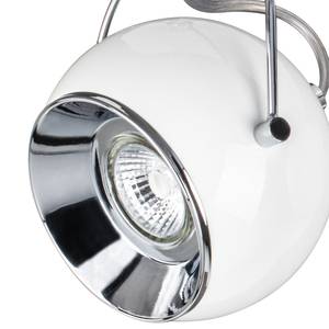 LED-Deckenleuchte Ball I Stahl - Weiß - Flammenanzahl: 3