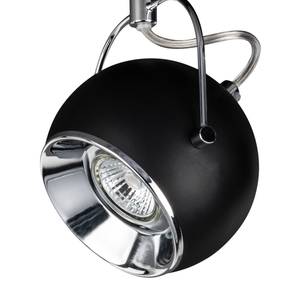 LED-plafondlamp Ball I Staal - Zwart - Aantal lichtbronnen: 2