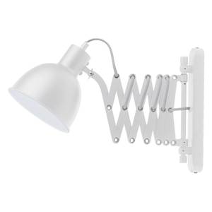 Wandlamp Talaro Staal - 1 lichtbron - Wit