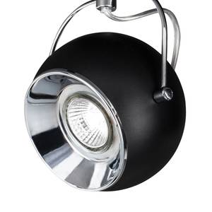 LED-plafondlamp Ball I Staal - Zwart - Aantal lichtbronnen: 3