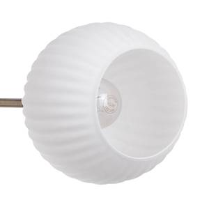 Plafondlamp Pavia I Melkglas/staal - 3 lichtbronnen - Messing