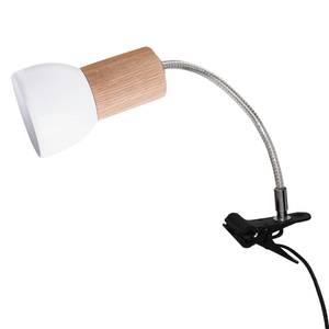 Lampe Svenda II Acier / Chêne massif - 1 ampoule