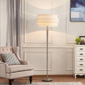 Lampadaire Ella Lin / Fer - 1 ampoule - Beige