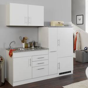 Küchenzeile Toronto II Weiß - Breite: 190 cm - Kochplatte