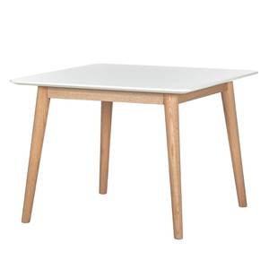 Table LINDHOLM Chêne partiellement massif - 100 x 100 cm