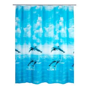 Duschvorhang Dolphin Multicolor - Textil - 180 x 200 cm