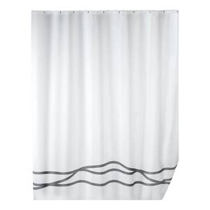 Rideau de douche anti-moisissures Noa Blanc - Textile - 180 x 200 cm