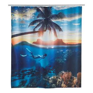 Rideau de douche Underwater Multicolore - Textile - 180 x 200 cm