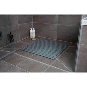 Tapis de douche antidérapant Arinos Résine thermoplastique (TPR) - Gris