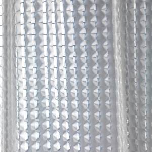 Rideau de douche Disco Transparent - Textile - 180 x 200 cm