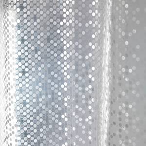 Rideau de douche Stamp Transparent - Textile - 180 x 200 cm