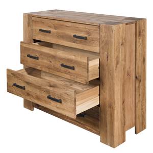 Commode Morton Marron - Bois massif - 120 x 100 x 45 cm