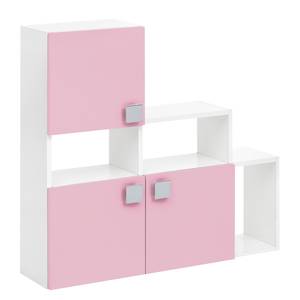 Hängeschrank Edia Rosa / Weiß