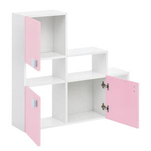 Hängeschrank Edia Rosa / Weiß