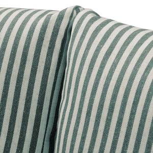 Schlafsofa LATINA Basic Webstoff - Webstoff Sari / Webstoff Habren: Mintgrau / Beige-Mintgrau - Breite: 153 cm