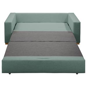 Schlafsofa LATINA Basic Webstoff - Webstoff Sari / Webstoff Habren: Mintgrau / Beige-Mintgrau - Breite: 173 cm