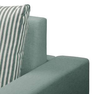 Canapé convertible LATINA Basic Tissu - Tissu Sari / Tissu Habren: Gris menthe / Beige / Gris menthe - Largeur : 173 cm