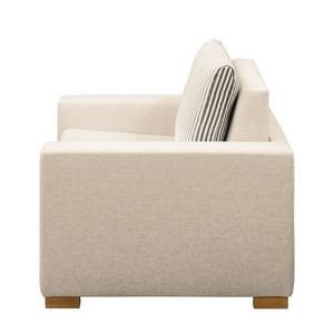 Slaapfauteuil LATINA Basic Geweven stof - Geweven stof Sari: Beige - Breedte: 110 cm