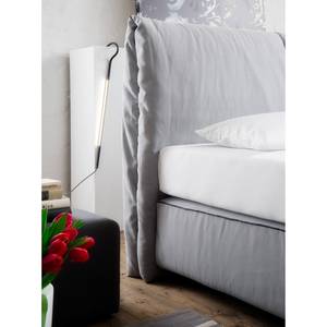 Boxspringbett Seaspray Webstoff - Lichtgrau - 180 x 200cm - H2