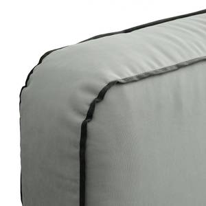 Boxspringbett Dochamps Webstoff - Lichtgrau - 180 x 200cm - H3