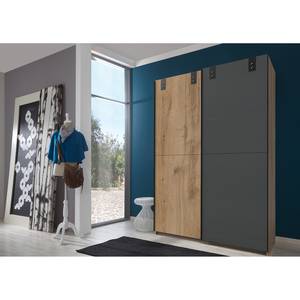 Armoire à portes coulissantes Cardiff Largeur : 135 cm - Sans portes miroir